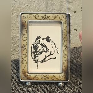 Small Brighton Picture Frame With Vintage Chow Chow Print